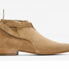 Jodhpurs Cropped Ankle Boots, Suede Leather Ankle Boots, Dress Boots Men