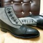 Handmade Button Top Boots Formal Dress Fashion Tuxedo Office Business Boots Men