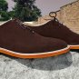 Handmade Oxford Whole Cut Formal Shoe, Men's Lace Up Dress Brown Suede Shoes