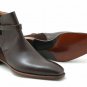 Jodhpurs Handcrafted Ankle Boots High Leather Suede Fashion Dress Denim Boot Men