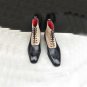 Men Boots Beige Black Boot, Ankle High Boots, Designer Formal Leather Boots