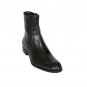 Handmade Classic leather boots, Side zip up leather boots, Black Leather boots