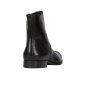 Handmade Classic leather boots, Side zip up leather boots, Black Leather boots