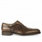 Men's wingtip Shoes, Brown Shoes Monk Leather Shoes, Formal Dress Signature