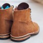 Handmade ankle high Boots Suede Leather Casual Formal Classic Denim Boot For Men