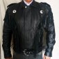 Men's Black Fringe Motorbike Leather Jacket, Men Scooter Fashion Leather Jacket