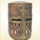 Vintage copper Medieval Armour Knight Hemet antique LARP Reenactment cos