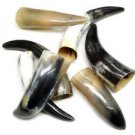 Amazing Lot of 5 (FIVE) - 6" to 9" Small Polished Water Buffalo Cow Horns - NEW