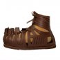 Vintage  Roman Sandals Calligue Legionnaire Greek Leather Shoe Replica F