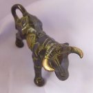 Antique 100ys+ old solid  brass Bull  collectible for ,historical lovers,reenact