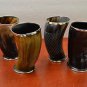 (27.01) Horn Game of Throne Medieval Drinking Cup Mug 6" Assorted set of 4