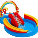 Pool Play Ring Rainbow Center Intex Inflatable Kids Water Slide play ground Ball