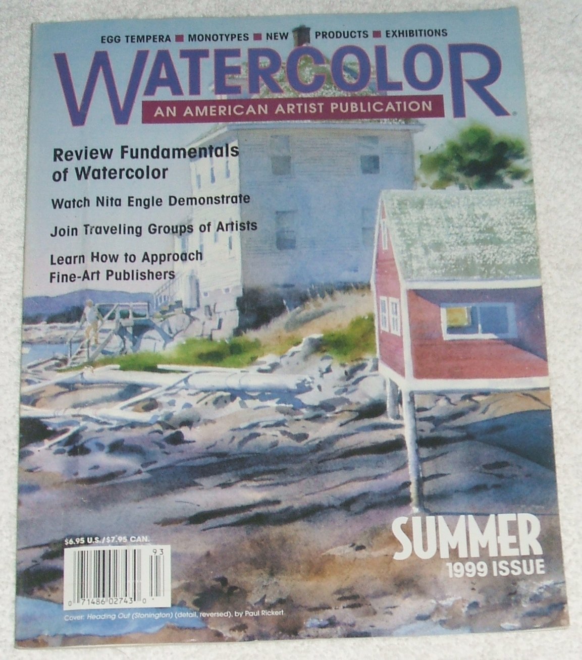 Watercolor An American Artist Publication Magazine Summer