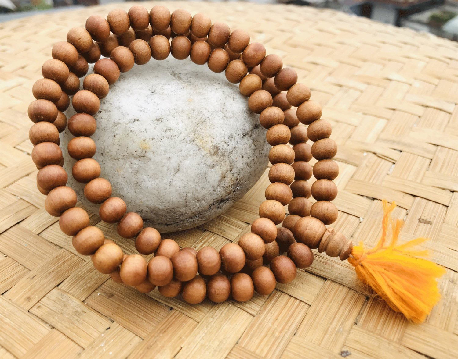 Sandalwood Chakra Mala
