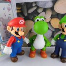 Nintendo Classic Plastic Super Mario Bros 5" 3PCS/SET Action figures Toys PVC Doll Gifts Nintendo Classic Plastic Super Mario Bros 5" 3PCS/SET Action figures Toys PVC Doll Gifts