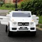 Power toys 12v electric car for kids ride on with remote control RC Benz-G80