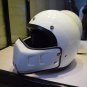Street Fighter Vintage Retro 3/4 Bubble Motorcycle Cafe Racer Helmet