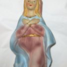 Homco Nativity kneeling Mary 6" ceramic figurine  Excellent Condition