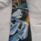 Ralph Marlin poly golf tie On Course MINT 3.25" blade