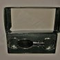 Silver tone metal engraveable key ring New in Box