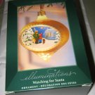 Hallmark Watching for Santa lighted Ornament NIB w/tag