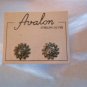 Avalon Sun sterling silver pierced post earrings 1/2" small 1g