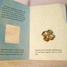 Eurocraft Dogwood gold plated lapel hat 3/4" pin military clutch back USA