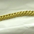 Chunky chain goldtone  choker 15" necklace toggle clasp