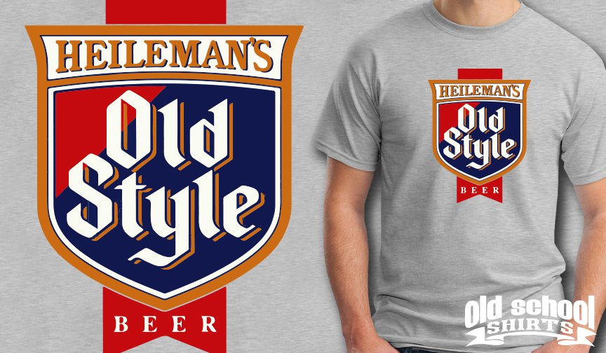 old style beer merchandise