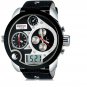 WEIDE 2305 Men's Large Dial Wrist Watch with Multiple Time Zone (White) M