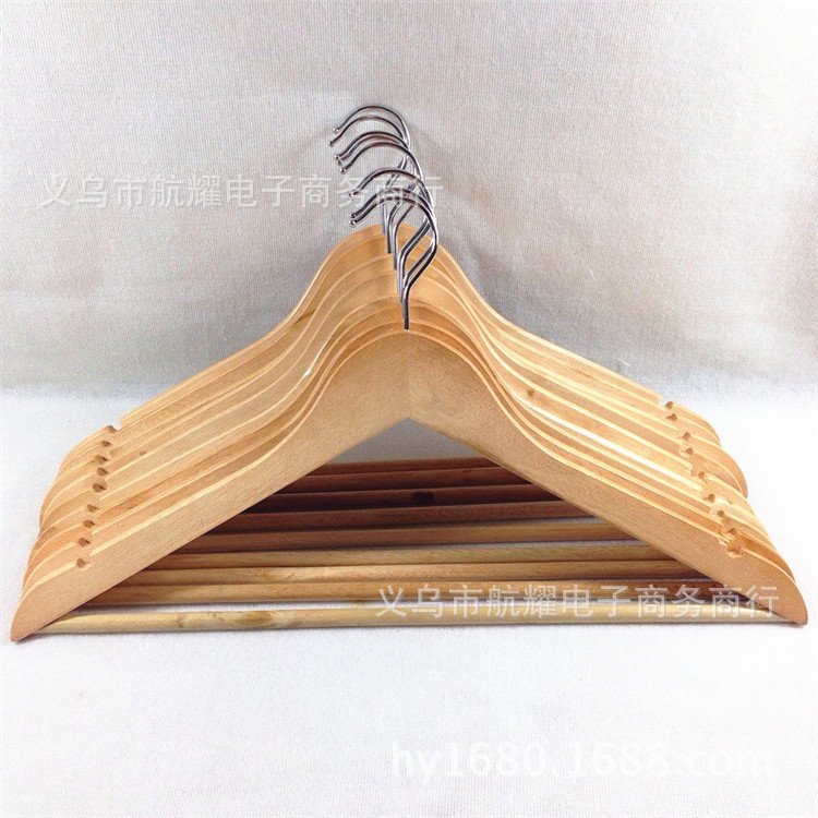 30 pcs wholesale Solid wood/wooden hangers