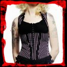 Black & Stripes Top Corset