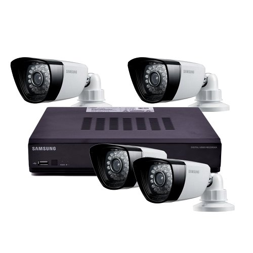 Samsung SDS-P3040N 4-Channel 500GB DVR Home Security System