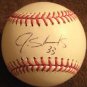JAMES SHIELDS AUTOGRAPHED BASEBALL (PSA/DNA) & FIRST YEAR BASEBALL CARD