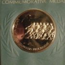 1973 OFFICIAL UNITED NATIONS COMMEMORATIVE MEDAL - FIRST EDITION STERLING PROOF