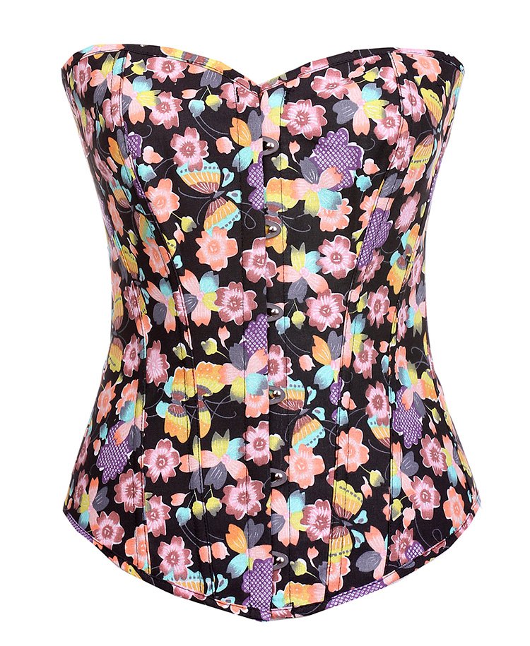 Sexy Colorful Bustier Corset Top for Women S,M,L,XL,XXL