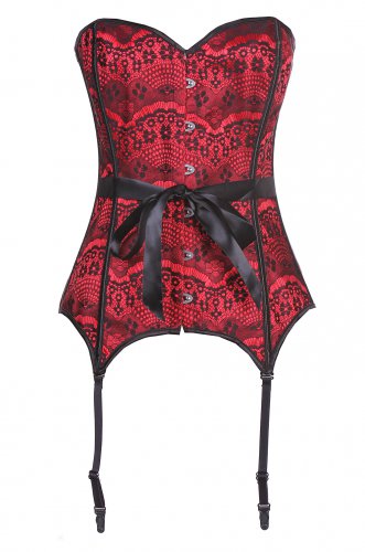 Plus Size Sexy Corset Lingerie for Women Matched G String