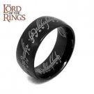 Lord Of The Ring Bead Chain & Black Color Ring