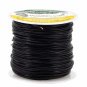 Mandala Crafts&Acirc;&reg; Round Colored Cowhide Leather Cord, 1mm, 20 Yards (Black)