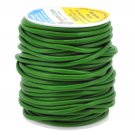 Mandala Crafts® Round Colored Cowhide Leather Cord, 3mm, 20 Yards (Green)