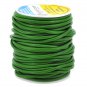 Mandala Crafts® Round Colored Cowhide Leather Cord, 3mm, 20 Yards (Green)