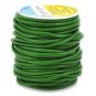 Mandala Crafts® Round Colored Cowhide Leather Cord, 3mm, 20 Yards (Green)