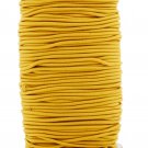 Mandala Crafts® Fabric Elastic Cord, 2mm, 70 Meters (Gold)