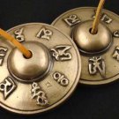 ~ MD Tibetan OM MANI Hand Tuned TINGSHA 2.75" Dia ~