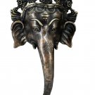 Mandala Crafts® Copper and Brass Ganesh Ganesha Statue, Ganesh Wall Hanging