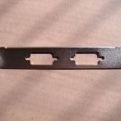 for dell lenovo hp acer PCI Dual VGA DB9 Serial Cover Bracket Nickel