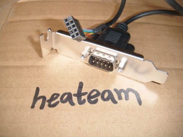 Crossover foxconn IPC serial cable PCI bracket DB9 PIN R232 COM ports 2U half-height w/screw
