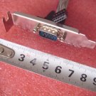 Straight-through Serial DB9 RS232 2.0mm spacing 10 Pin Header Cable half-height w/screw bracket