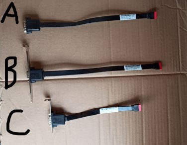 Lenovo Serial cable com1 Port narrow M70T M75T M80T M90T 5C10U58748 5C10U58623 5C10U58830