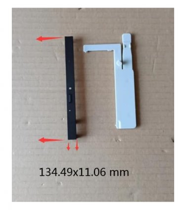 DELL 7090 5090 5080 7080 SFF ODD Rail Optical Disk Drive Bezel W/Button 0DRH7N 00JC4G Release Latch